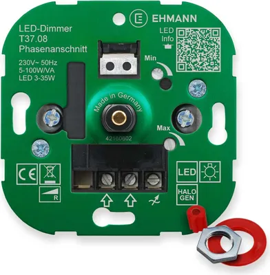 Produktbild von EHMANN Unterputz-Dimmer T37.08, 230V, Phasenanschnitt