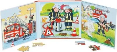 Zdjęcie produktu dla GOKI Magnetyczna ukadanka stra poarna 2x20 elementw