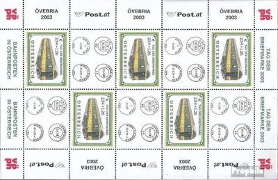 Produktbild von Briefmarken Österreich 2003 Mi 2414Klb Kleinbogen (kompl.Ausg.) postfrisch Bahnpostwagen