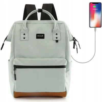 Produktbild von Himawari 124 Damen Rucksack für 15 Zoll Laptop USB mint