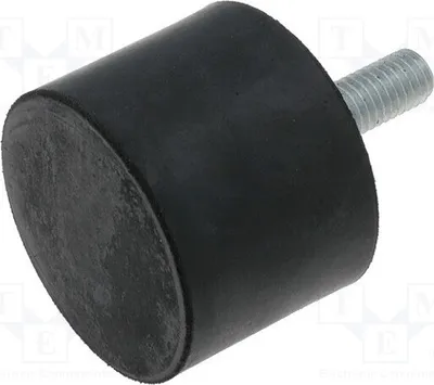 Produktbild von 1x Mit vibrationsgeschütztem Stbein Ø: 30mm 876N DVA.4-30-30-M8-20-55 Beine H: 30mm