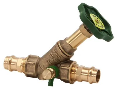 Produktbild von Schlösser Armaturen FREISTROMVENTIL, PRESSANSCHL.IG M.ENTL, N.ST.SP, DN20, PRESS18, DVGW