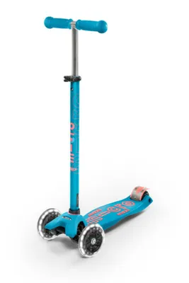 Produktbild von Micro Scooter Maxi Micro Deluxe LED Aqua : türkis Farbe: türkis