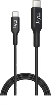 Immagine prodotto di Jaym, cavo USB-C / USB-C PD 3.0 100W di ricarica e sincronizzazione 1m, nero