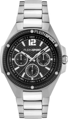 Image de Montre-bracelet pour homme Plein Sport en acier inoxydable argenté PSLGA0425
