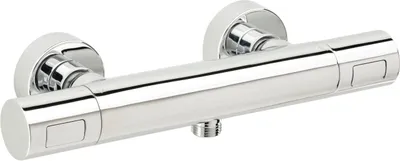 Produktbild von Herzbach LIVING Thermostat-Brausebatterie Aufputz rund CoolBody Chrom