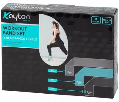 Produktbild von Kaytan Widerstandsbänder 3 Stück 5-10 kg Fitness Training