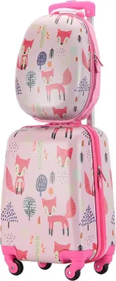 Produktbild von Famanu Trolley Koffer Set, Handgepäck - Kinderkoffer Trolley