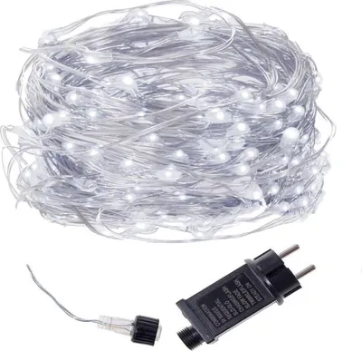 Obrázek produktu pro LED řetěz Nano - 20m, 200LED, 8 funkcí, IP44, studená bílá