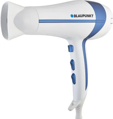 Produktbild von Blaupunkt HDD501BL, Blau, Weiß, Einfarbig, Hängeschlaufe, Schieber, 2000 W, 220-240 V