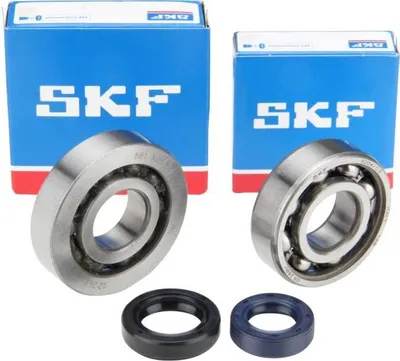 Image de Jeu de paliers de vilebrequin SKF + joint à lèvres pour Peugeot Speedfight 2 Elystar TKR Vivacity (debout Euro 2)
