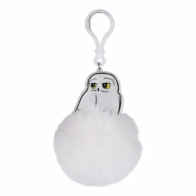 Image de Harry Potter Pom Pom Porte-clés ( Hedwig)
