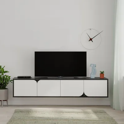 Produktbild von Houseland Spark bendir/weißer TV-Tisch
