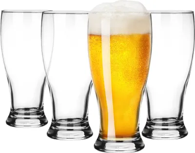 Produktbild von GLASMARK® Pintgläser 4-Set 500ml Große (max. 560ml) 4 Stück Biergläser Bierglas Pilsgläser Pint Glas Bierkrüge Trinkgläser Saftgläser