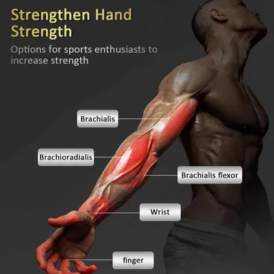 Produktbild von 2-teiliges Fingertrainer-Set mit federbelastetem Handgriff für Gitarrenübungen, Klettertraining und Physiotherapie