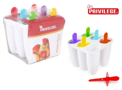 Produktbild von Privilege Mini-Stieleisformer für Eis am Stiel Formen Set Eisform Eisförmchen