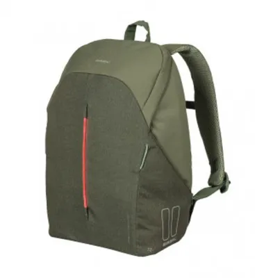 Produktbild von Basil Rucksack B-Safe Nordlicht Olive mit Hook-On Haken System 18 L
