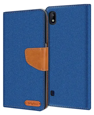 Zdjęcie produktu dla Pokrowiec na telefon komórkowy Samsung Galaxy A10 Etui Wallet Flip Etui ochronne Pokrowiec materiałowy