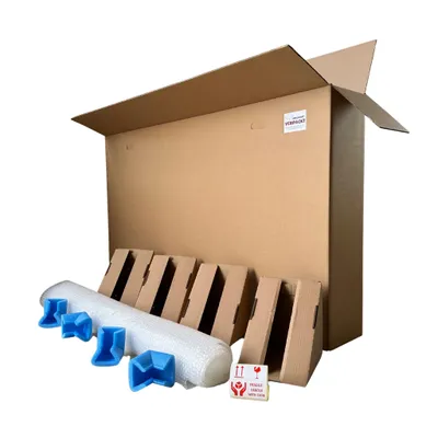 Produktbild von Verpackungsset TV (65" / 70") - Karton 1800x250x1000 mm inkl. Verpackungszubehör