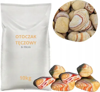 Produktbild von Griechischer Regenbogen-Kies 6-10Cm 10Kg – Dekostein Garten, Gabionen, Teich, Aquarium