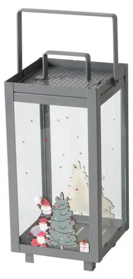 Obrázok produktu pre Vianočný lampáš na sviečku MONTI, 23 cm