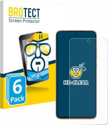 A product packaging for a screen protector with a cartoon character and a smartphone.
