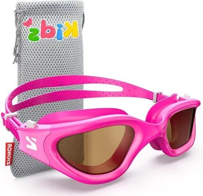 Produktbild von Famanu Schwimmbrille Kinder - Ultra gepolarisiert, komfortabel, anti-beschlag, UV-Schutz - 3-14 Jahre