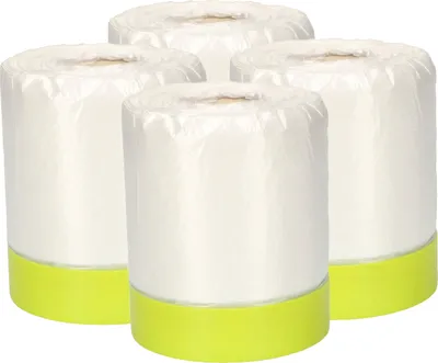Obrázek produktu pro KOTARBAU® sada 4 maskovacích fólií s lepicí páskou 85 mm x 33 m pro malířské a renovační práce