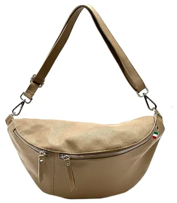 Produktbild von Florence Leder beige taupe Tasche Gürteltasche Damen D3OTF820N
