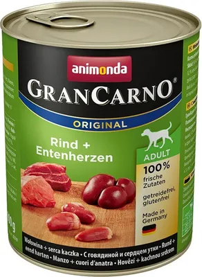 Immagine prodotto di Animonda GranCarno Adult Cuore di manzo e anatra 800gx6