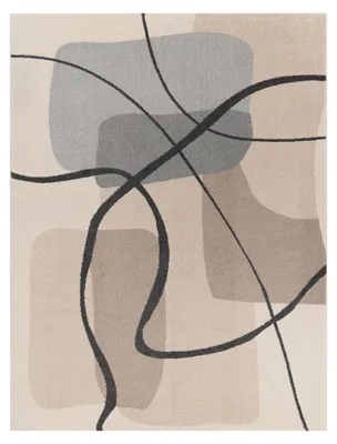 Produktbild von TT Home Wohnzimmer Teppich Kurzflor Modern Abstraktes Geometrisches Design Weich Größe 240x340 cm