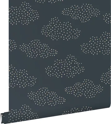 Zdjęcie produktu dla ESTAhome Tapeta chmury szaro-granatowym 50 x 900 cm