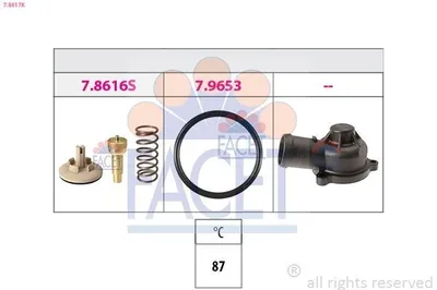 Produktbild von FACET Thermostat Kühlmittel 87°C für VW Golf V Schrägheck (1K1) POLO (9N) Polo Schrägheck (6R1, 6C1) TOURAN (1T1, 1T2) Passat Variant (3C5)