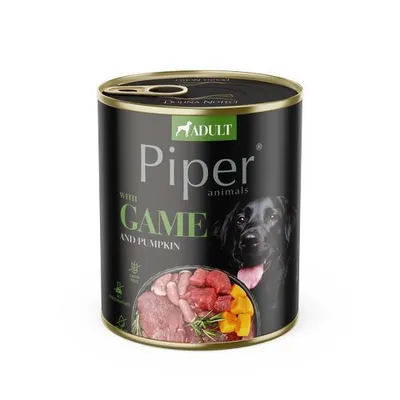 Zdjęcie produktu dla PIPER ADULT 800g karma w puszkach dla dorosłych psów z dziczyzną i dynią, 40421