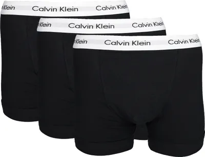 Immagine prodotto di Boxer uomo CALVIN KLEIN trunk cotone elasticizzato elastico a vista logato articolo U2662G, size L / IN 36-38 / cm.91-97, Cotone 95%,Spandex 5%