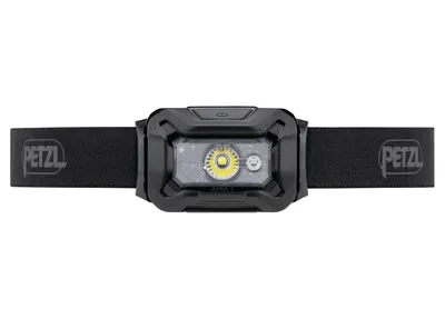 Produktbild von Petzl Aria 1 RGB, Stirnband-Taschenlampe, Schwarz, Duraluminium, Tasten, 2 m, IP67