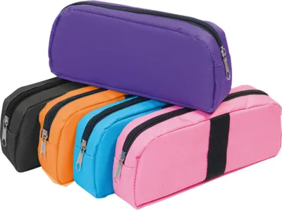 Image de Trousse à crayons kangourou en polyester, 20 x 8 x 4 cm