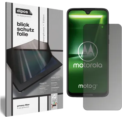 Produktbild von Motorola Moto G7 Blickschutzfolie matt Schutzfolie Folie Display Schutz dipos