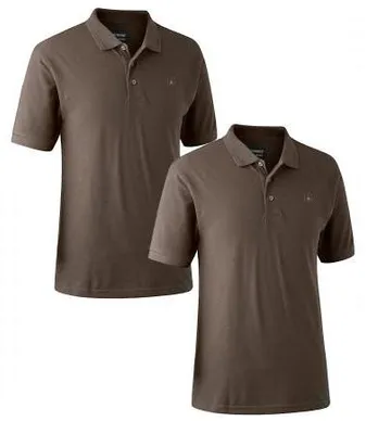 Productafbeelding van Deerhunter Strykari, 2-pack polo shirts voor heren (groen, "Adventure Green"), maat XL