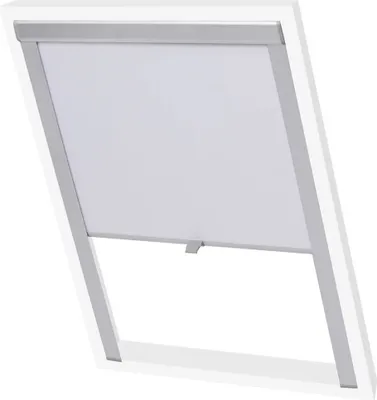 Image de vidaXL Store d'obscurcissement blanc S06/606