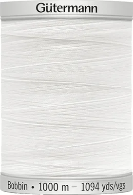 Produktbild von Gütermann Bobbin Untergarn, 1000 m 1001 Weiß