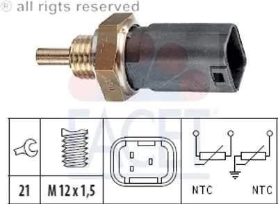 Produktbild von Facet Sensor, Kühlmitteltemperatur  7.3252