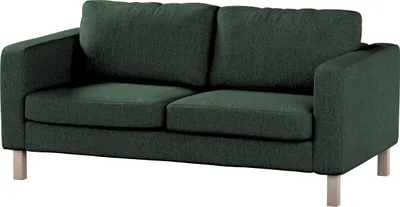 Produktbild von Dekoria Bezug für Karlstad 2-Sitzer Sofa nicht ausklappbar, dunkelgrün, Sofahusse, Karlstad 2-Sitzer