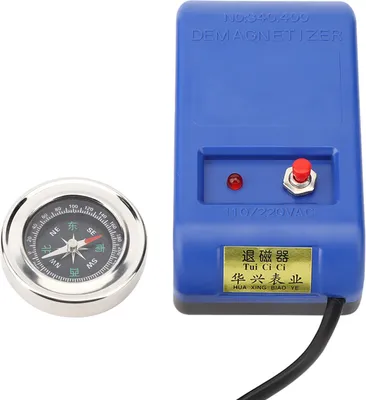 Zdjęcie produktu dla Elektryczny demagnetyzer do zegarków Demagnetyzer do zegarków z kompasem Długi kabel sieciowy Demagnetyzer do zegarków 110 V-220 V (wtyczka UE)