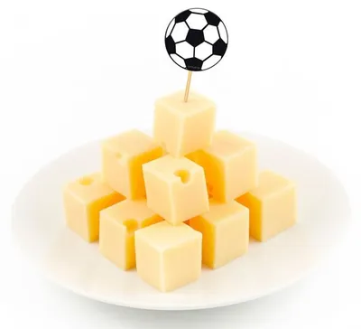 Produktbild von 20 Stk Fussball Piker Deko Zahnstocher Feier