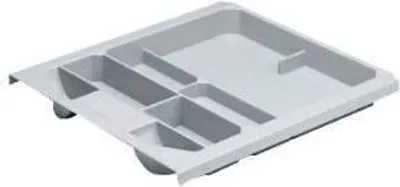 Produktbild von Hettich Systema Top 2000 Schubladen Organizer Büro 392x510mm - Schubladeneinsatz Büro Stiftablage - stauraumoptimiert, Kunststoff silber