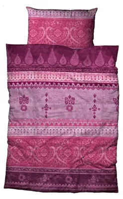 Produktbild von Biber Bettwäsche Indi 155 cm x 220 cm Beere-pink