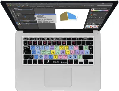 Immagine prodotto di Illustrator Cover tastiera tedesca per MacBook Pro/Air