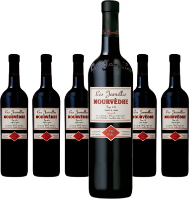 Produktbild von 6 x Les Jamelles Mourvèdre