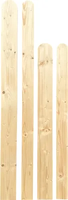 Immagine prodotto di HUKA Tavola di legno per recinzione, arco Dimensioni: 18x120x1200 mm